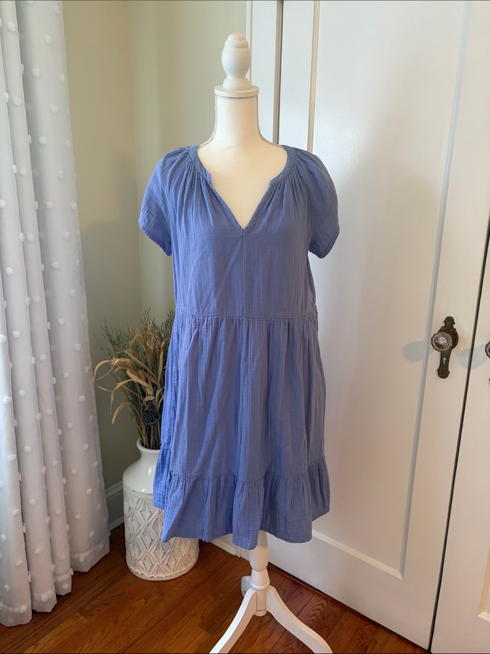 Pact Organic Cotton Coastal Double Gauze Throw-And-Go Dress